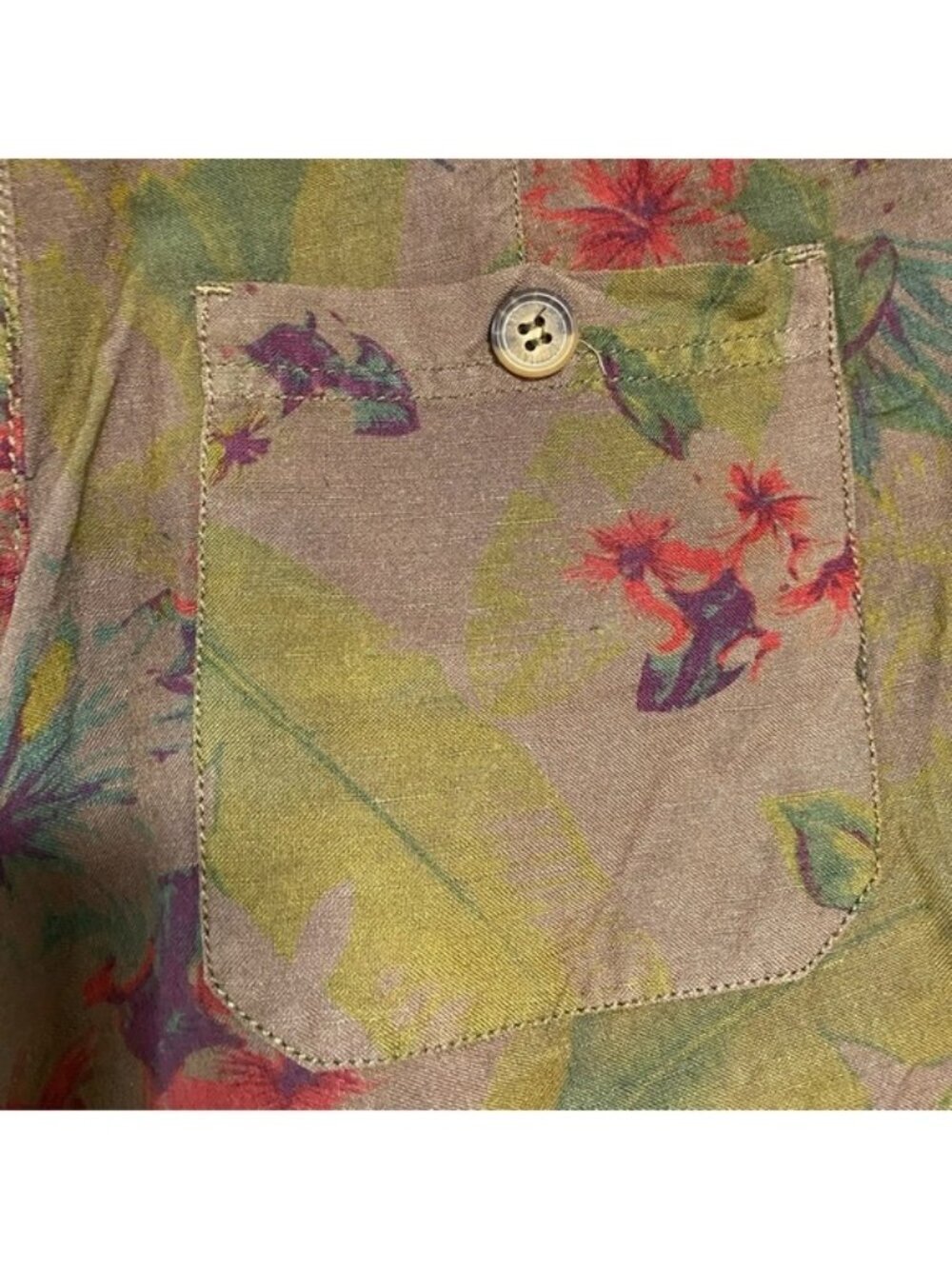 Sanctuary Floral Print Utility Shorts - Size 27 - Picture 7 of 8